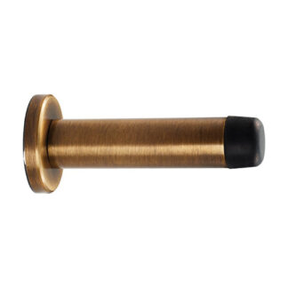 Carlisle Brass AA21AB Cylinder Pattern Door Stop with Rose (LEAD TIME: 2-3 DAYS)