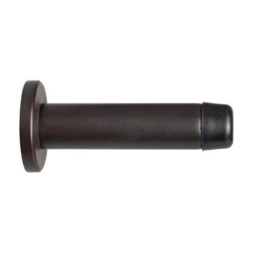 Carlisle Brass AA21MBRZ Cylinder Pattern Door Stop with Rose (LEAD TIME: 2-3 DAYS)