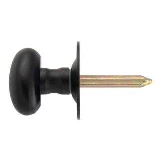 Carlisle Brass AA33MB Thumbturn to suit Rackbolt (Oval) Spline Spindle - Matt Black 38mm (LEAD TIME: 2-3 DAYS)