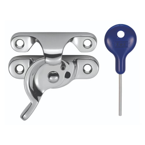 Carlisle Brass AA40LCKCP Fitch Pattern Sash Fastener (Locking) (LEAD TIME: 2-3 DAYS)