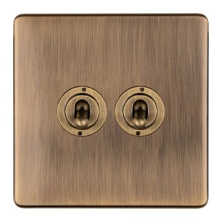 Eurolite ABT2SW 2-Gang 10Amp 2-Way Toggle Switch (LEAD TIME: 2-3 DAYS)