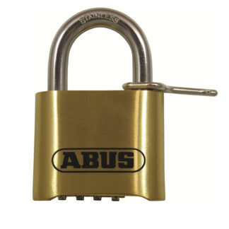 Abus 180IB 50mm Open Shackle Combination Brass Padlock