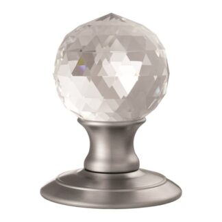 Carlisle Brass AC020SC Ice Facetted Crystal Knob (LEAD TIME: 2-3 DAYS)