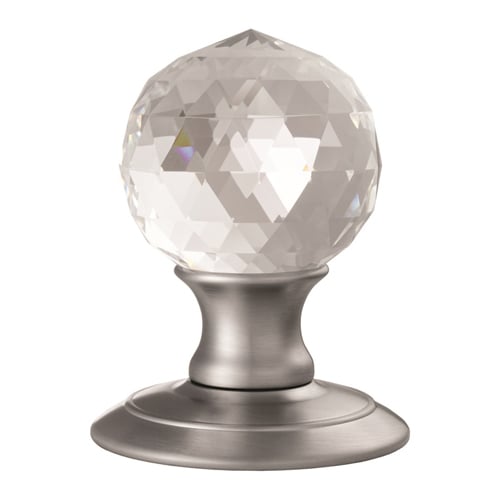 Carlisle Brass AC020SC Ice Facetted Crystal Knob (LEAD TIME: 2-3 DAYS)