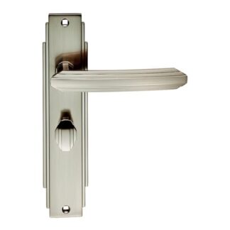 Carlisle Brass ADR013SN Art Deco Lever On WC Backplate (LEAD TIME: 2-3 DAYS)