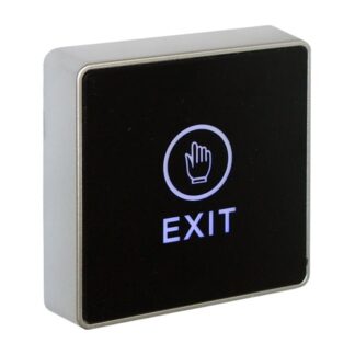 CQR AEB514 Architectural Request To Exit Touch Sensitive With Blue LED - Black (LEAD TIME: 2-3 DAYS)