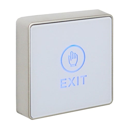 CQR AEB516 Architectural Request To Exit Touch Sensitive With Blue LED - White (LEAD TIME: 2-3 DAYS)