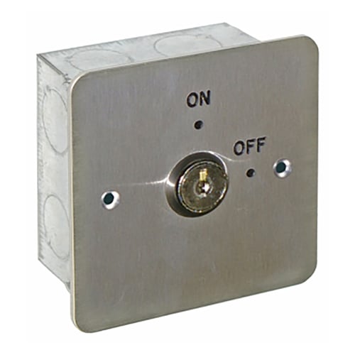 CQR AEBKS Flush Key Switch Maintained 2 Position Key - Stainless Steel (LEAD TIME: 2-3 DAYS)