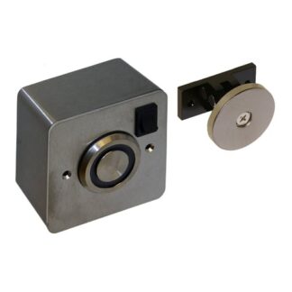 CQR AEM501F-1D Surface Wall Mounted Hold Open Magnet 24V DC - Stainless Steel (LEAD TIME: 2-3 DAYS)