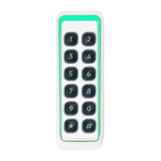 CQR AEN1080-W Cidron Reader Slimline, Mifare/Desfire With Keypad - White (LEAD TIME: 2-3 DAYS)