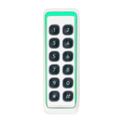 CQR AEN1080-W Cidron Reader Slimline, Mifare/Desfire With Keypad - White (LEAD TIME: 2-3 DAYS)