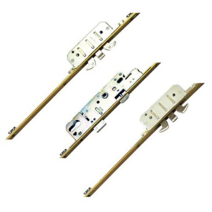 AGB Latch Deadbolt 2 Poseidon Bolts Lift Lever Multipoint Door Lock (distance between Poseidon bolts = 1410mm)