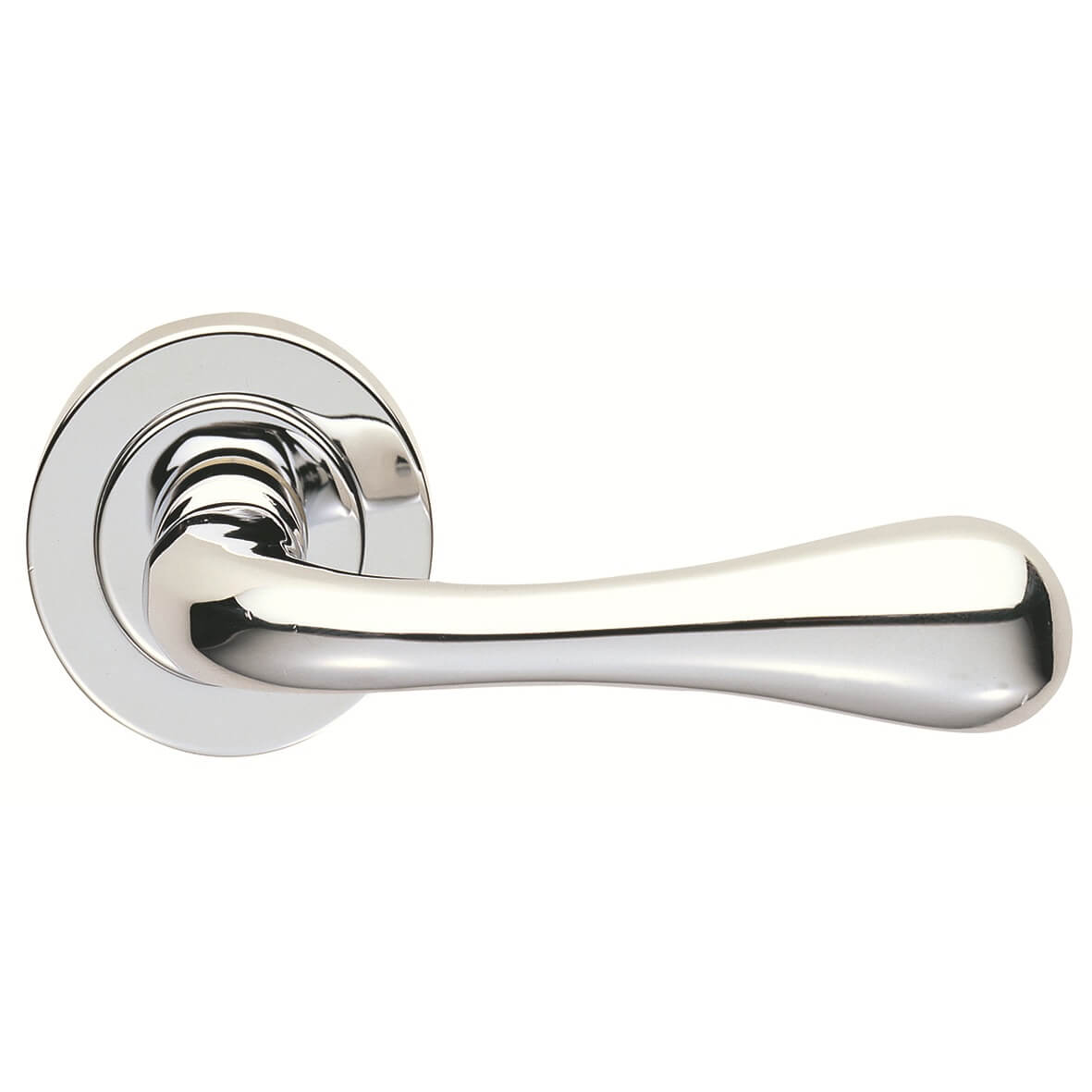 Manital AQ1 Astro Lever On Round Rose - Polished Brass (LEAD TIME: 2-3 DAYS)