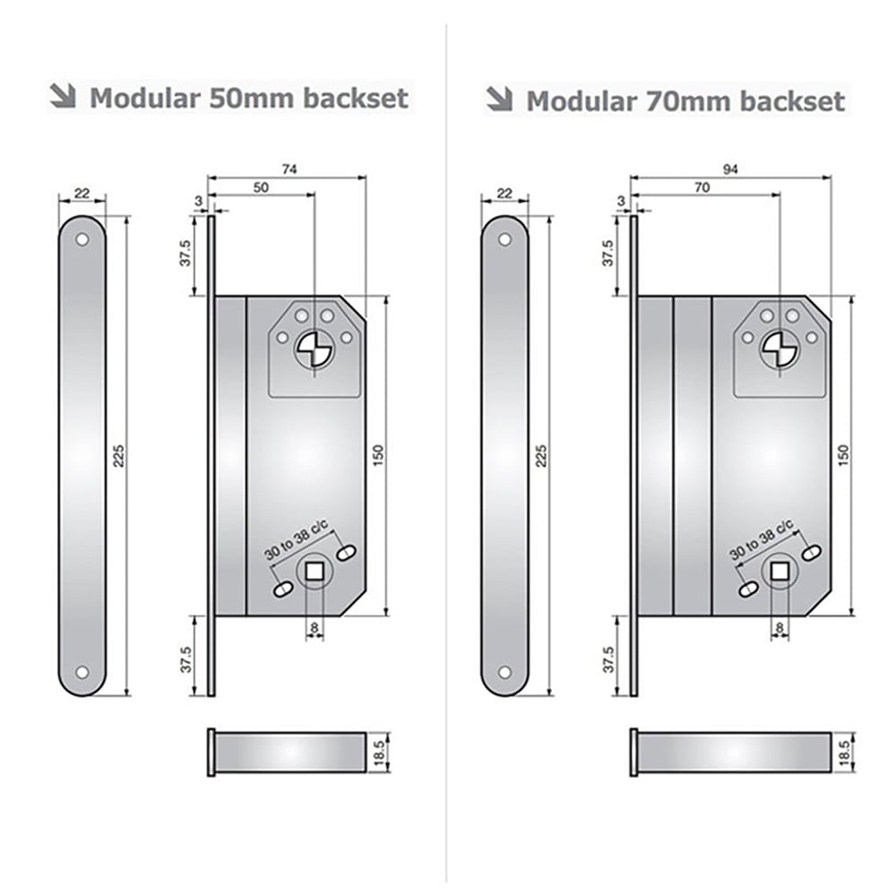 ASSA 876 Modular Emergency Nightlatch - Image 10