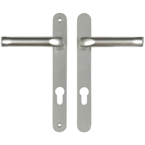 Hoppe Tokyo Lever Lever UPVC Multipoint Door Handles -  92mm PZ Unsprung 203mm Screw Centres - Image 2