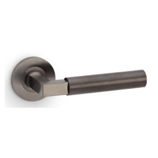Alexander & Wilks AW201DBZPVD Hurricane Plain Lever On Round Rose - Dark Bronze PVD (LEAD TIME: 2-3 DAYS)