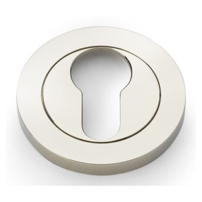 Alexander & Wilks AW390PNPVD Concealed Fix Escutcheon Euro Profile - Polished Nickel PVD (LEAD TIME: 2-3 DAYS)