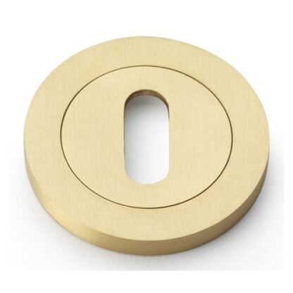 Alexander & Wilks AW391SB Concealed Fix Escutcheon Standard Profile - Satin Brass (LEAD TIME: 2-3 DAYS)