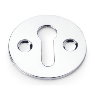Alexander & Wilks AW399PC Victorian Standard Profile Escutcheon - Polished Chrome (LEAD TIME: 2-3 DAYS)