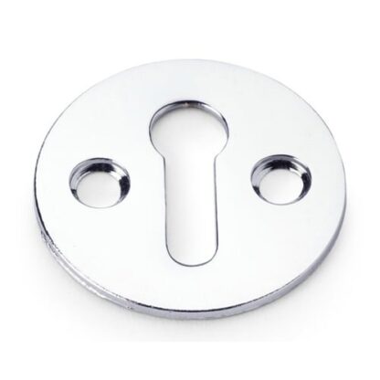 Alexander & Wilks AW399PC Victorian Standard Profile Escutcheon - Polished Chrome (LEAD TIME: 2-3 DAYS)
