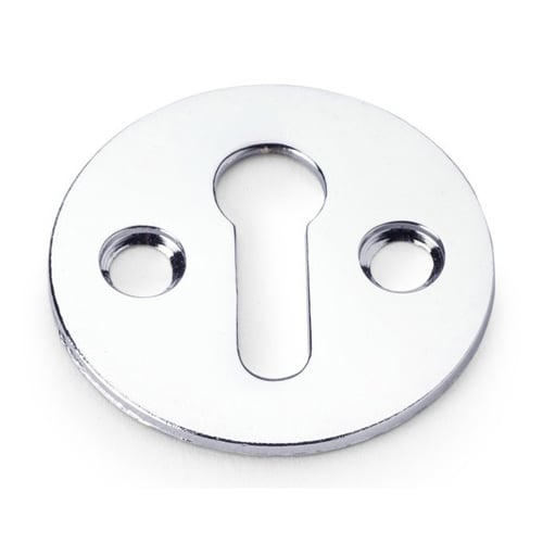 Alexander & Wilks AW399PC Victorian Standard Profile Escutcheon - Polished Chrome (LEAD TIME: 2-3 DAYS)