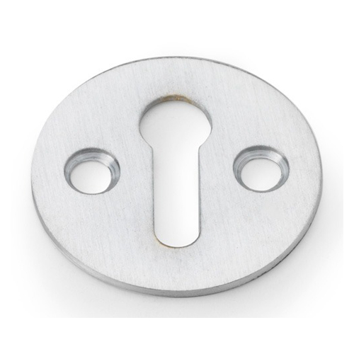 Alexander & Wilks AW399SC Victorian Standard Profile Escutcheon - Satin Chrome (LEAD TIME: 2-3 DAYS)