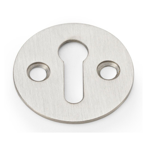 Alexander & Wilks AW399SN Victorian Standard Profile Escutcheon - Satin Nickel (LEAD TIME: 2-3 DAYS)