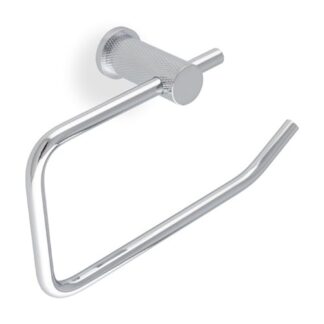 Alexander & Wilks AW450PC Brunel Diamond Knurled Toilet Roll Holder (LEAD TIME: 2-3 DAYS)