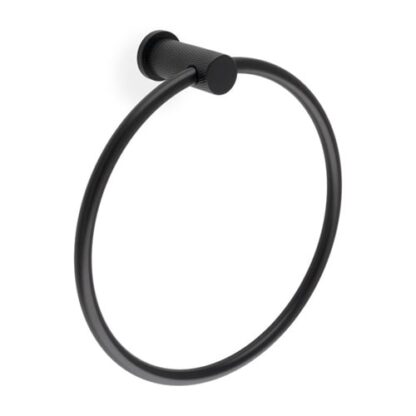 Alexander & Wilks AW451BL Brunel Diamond Knurled Towel Ring (LEAD TIME: 2-3 DAYS)