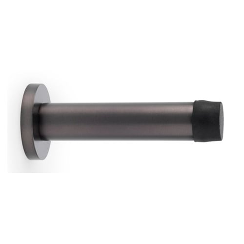 Alexander & Wilks AW616DBZ Cylinder Projection Door Stop On Rose - Dark Bronze (LEAD TIME: 2-3 DAYS)
