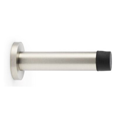 Alexander & Wilks AW616SN Cylinder Projection Door Stop On Rose - Satin Nickel (LEAD TIME: 2-3 DAYS)