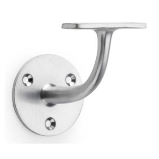 Alexander & Wilks AW750SC Architectural Handrail Bracket - Satin Chrome (LEAD TIME: 2-3 DAYS)