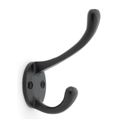Alexander & Wilks AW770BL Victorian Hat and Coat Hook Powder Coat Black (LEAD TIME: 2-3 DAYS)