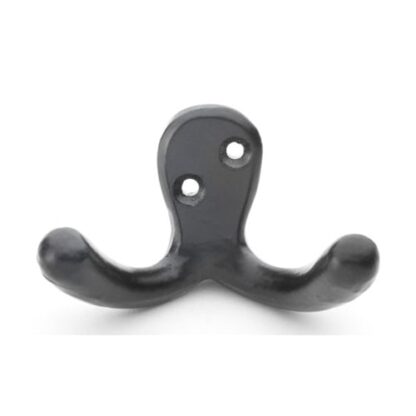 Alexander & Wilks AW773BL Victorian Double Robe Hook Black (LEAD TIME: 2-3 DAYS)