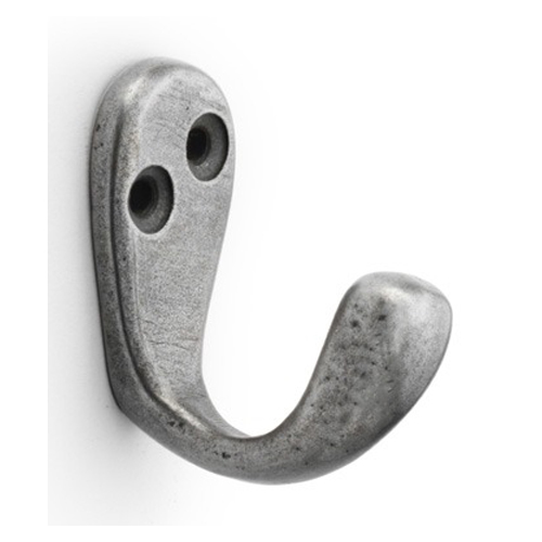 Alexander & Wilks AW774AI Victorian Single Robe Hook - Antique Brass Iron (LEAD TIME: 2-3 DAYS)