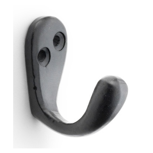 Alexander & Wilks AW774BL Victorian Single Robe Hook Black (LEAD TIME: 2-3 DAYS)