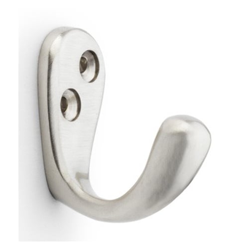 Alexander & Wilks AW774SN Victorian Single Robe Hook - Satin Nickel (LEAD TIME: 2-3 DAYS)