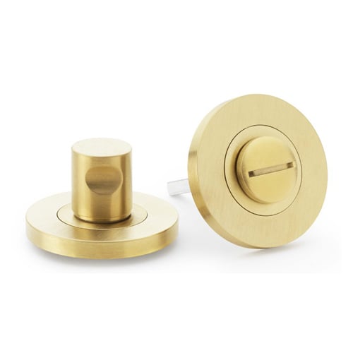 Alexander & Wilks AW791SBPVD Plain Thumbturn and Release - Satin Brass PVD (LEAD TIME: 2-3 DAYS)