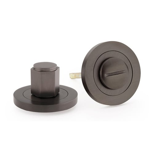 Alexander & Wilks AW794DBZ Hex Thumbturn and Release - Dark Bronze (LEAD TIME: 2-3 DAYS)