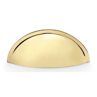 Alexander & Wilks AW909PB Quieslade Cup Handle - Polished Brass (LEAD TIME: 2-3 DAYS)