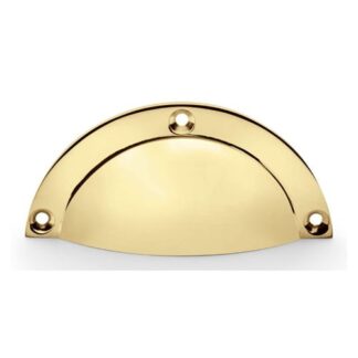 Alexander & Wilks AW910PB Raoul Cup Handle - Polished Brass (LEAD TIME: 2-3 DAYS)