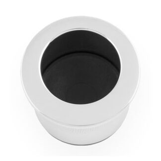 Alexander & Wilks AW992PC Round Sliding Door Finger Edge Pull (LEAD TIME: 2-3 DAYS)