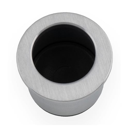 Alexander & Wilks AW992SC Round Sliding Door Finger Edge Pull (LEAD TIME: 2-3 DAYS)