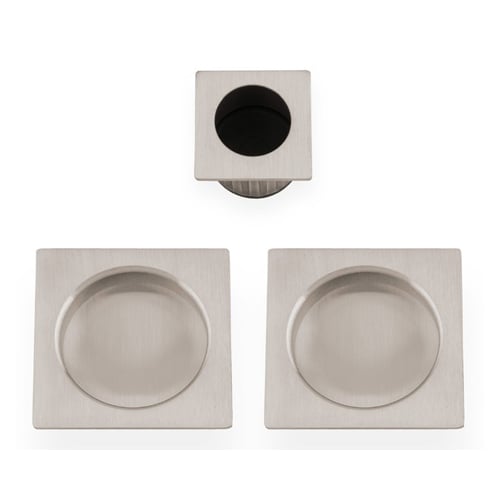 Alexander & Wilks AW995SN Square Sliding Door Pull Kit (LEAD TIME: 2-3 DAYS)