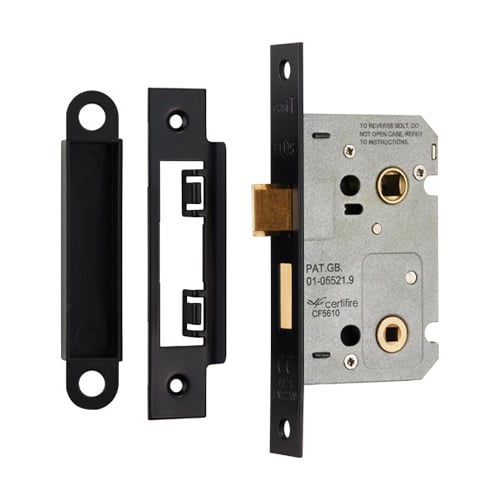 Eurospec BAE5025MB Easi-T Residential Bathroom Lock 65mm (LEAD TIME: 2-3 DAYS)