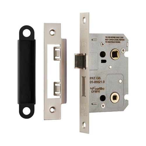 Eurospec BAE5025SN Easi-T Residential Bathroom Lock 65mm (LEAD TIME: 2-3 DAYS)