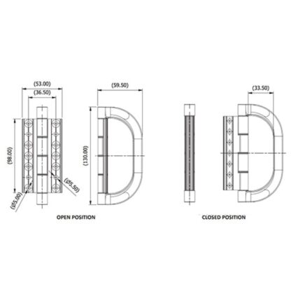Caldwell Hinge with Pull Handle - Image 4