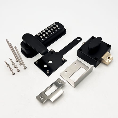 Borg 4409 Digi Rim Slam Latch BK - Image 2