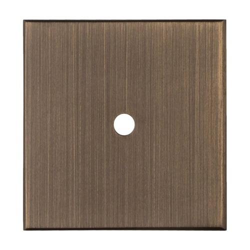 Carlisle Brass BP40AB Square Cupboard Knob Backplate (LEAD TIME: 2-3 DAYS)