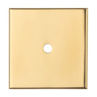 Carlisle Brass BP40PB Square Cupboard Knob Backplate (LEAD TIME: 2-3 DAYS)